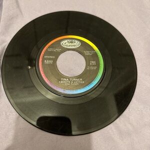 1983 Capitol Records Vinyl Tina Turner-Lets Stay Together and I Wrote A Letter